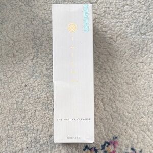 Tatcha Gentle Matcha Cleanse - White & Teal Accents